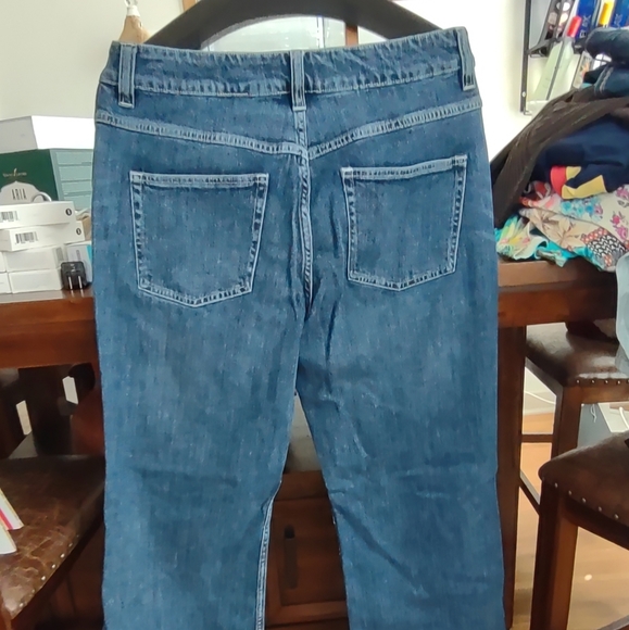 NWT JCrew Perfecting Pockets High Rise Wide Leg Cropped jeans - size 31 - Picture 3 of 5